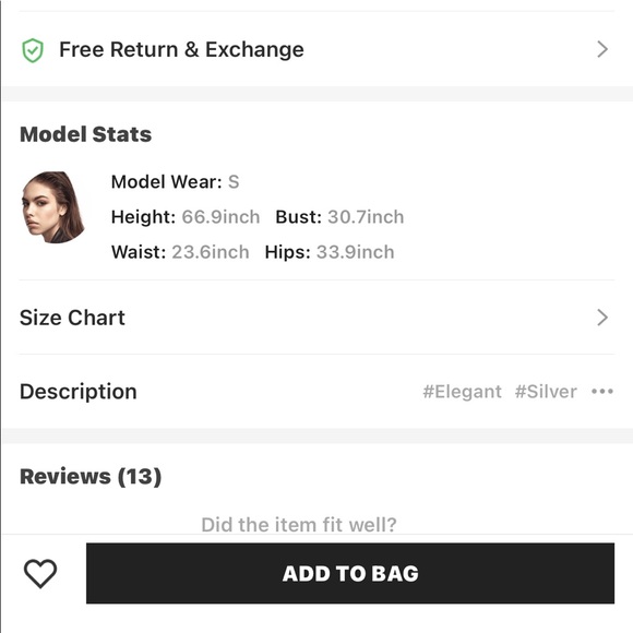 NWT shein zip back split hem pu leather sk… - Picture 8 of 15